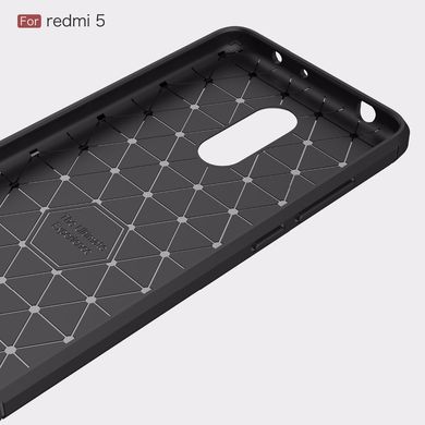 Силиконовый чехол Hybrid Carbon для Xiaomi Redmi 5 - Black