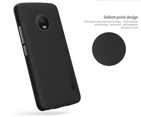 Чехол Nillkin Matte для Motorola Moto G5 Plus (+ пленка) "черный"