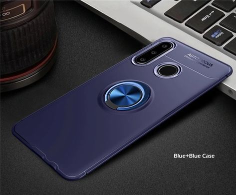 Чохол Hybrid Ring з магнітним тримачем для Huawei Y6p - Blue