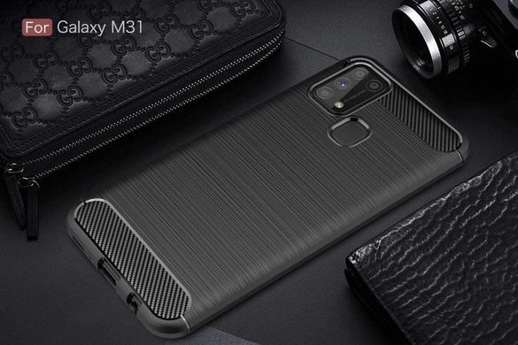 Чохол Hybrid Carbon для Samsung Galaxy M31