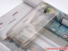 Ультратонкий силиконовый чехол для Lenovo A536 "черный"