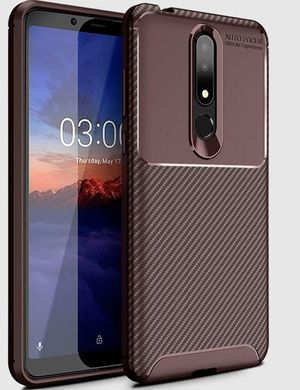 Чохол Premium Carbon для Nokia 3.1 Plus - Black