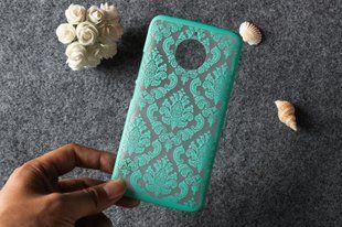 Чехол с узором для Motorola Moto E4 Plus - Blue