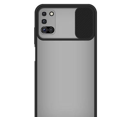 Чехол Camshield Matte со шторкой для Samsung Galaxy A03s - Black