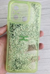Чехол Fluid Painted для Xiaomi Redmi 12C - Green