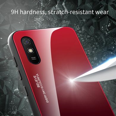Чехол TPU+Glass для Xiaomi Redmi 9A - Green