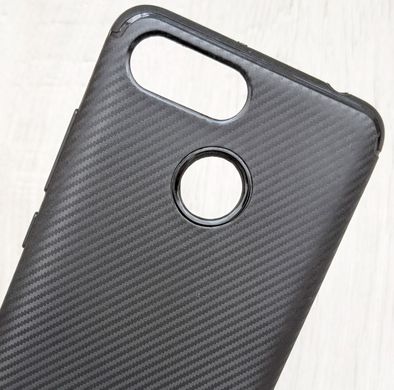 Силиконовый чехол Hybrid Carbon для Xiaomi Redmi 6 - Navy Black