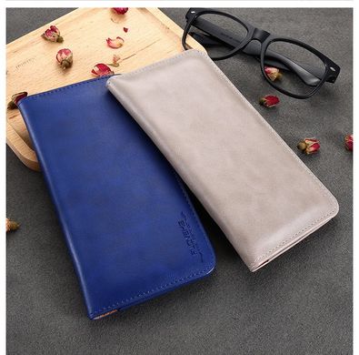 Кожаный чехол-портмоне Floveme Wallet - Blue