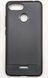 Силиконовый чехол Hybrid Carbon для Xiaomi Redmi 6 - Navy Black (1762). Фото 1 из 5
