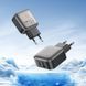 Сетевое зарядное устройство Borofone BAS54A PD 20W+QC3.0 (1USB/1Type-C/3A) - Grey (29668). Фото 7 из 11