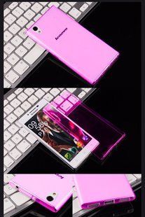 Ультратонкий силіконовий чохол для Lenovo P70 "рожевий"