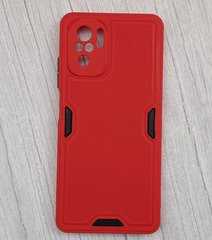 Чехол Ribbed Protection для Xiaomi Redmi Note 10 - Red