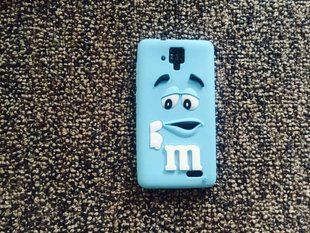 3D об'ємний чохол Lenovo A536 - ММ блакитний