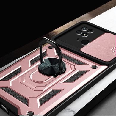 Удароміцний чохол Hybrid Ring Camshield для Xiaomi Redmi 10C - Pink