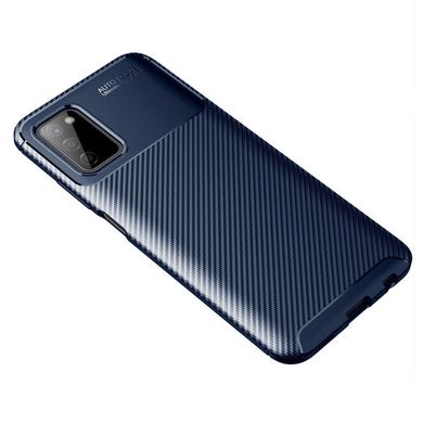 Захисний чохол Hybrid Carbon Case для Samsung Galaxy A03s - Dark Blue