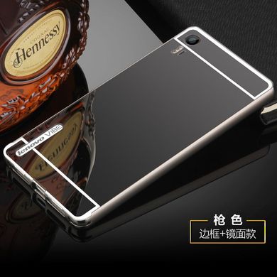 Металлический чехол для Lenovo Vibe Shot Z90 "золотой зеркальный"