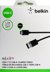 Кабель Belkin MIXIT Type-C cable 1,2m Black