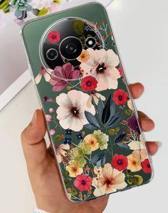 Силиконовый чехол с рисунком для Xiaomi Redmi A3 - Мелкие цветки