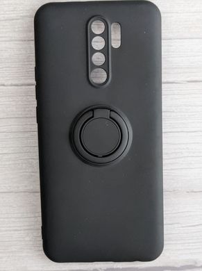 TPU чохол RIng Color для Xiaomi Redmi 9 - Black
