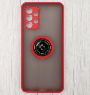 Чехол Hybrid Ring for Magnet для Samsung Galaxy A32 - Red