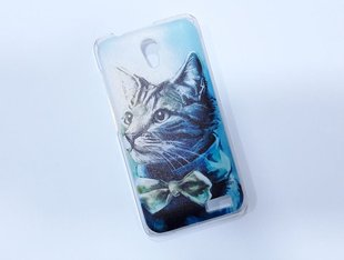 Чехол с рисунком для Lenovo A319 - Яркий кот