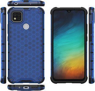Противоударный чехол Honeycomb для Xiaomi Redmi 9C - Blue