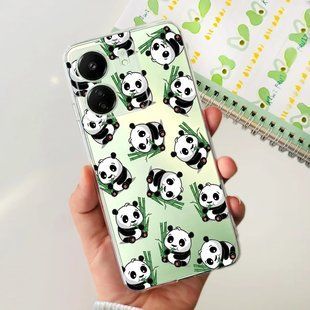Силіконовий чохол із малюнком для Xiaomi Redmi 13C - Зелений