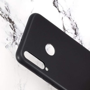 Силіконовий (матовий) TPU чохол для Huawei P40 Lite E - Black