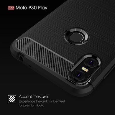 Силіконовий чохол Hybrid Carbon для Motorola One (P30 Play)