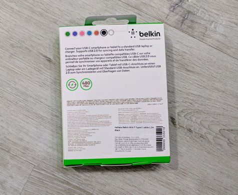 Кабель Belkin MIXIT Type-C cable 1,2m Black
