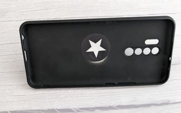 TPU чехол RIng Color для Xiaomi Redmi 9 - Black