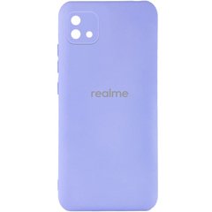 Чехол Silicone Cover Full Protective для Realme C11 (2021) - LIght BLue