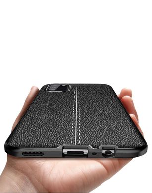 Защитный чехол Hybrid Leather Cover для Samsung Galaxy A02S - Black