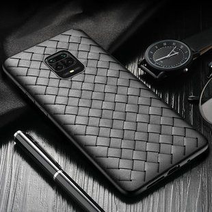 TPU чохол-накладка Hybrid Weaving series для Xiaomi Redmi Note 9s / Note 9 Pro / Note 9 Pro Max - Black