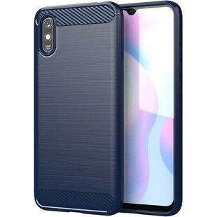 TPU чохол Slim Carbon для Xiaomi Redmi 9A - Blue