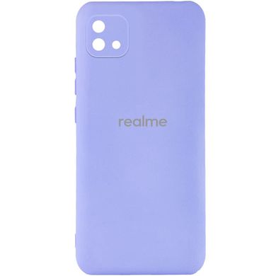 Чехол Silicone Cover Full Protective для Realme C11 (2021) - LIght BLue