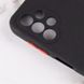 Силиконовый TPU чехол для Samsung Galaxy A13 - Black+Red Full Camera (33187). Фото 3 из 13