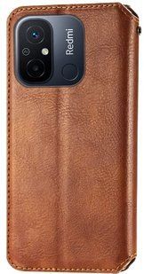 Чохол Getman Cubic Wallet для Xiaomi Redmi 12C - Brown