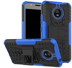 Противоударный чехол для Motorola Moto E4 Plus "синий"