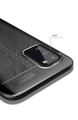 Захисний чохол Hybrid Leather Cover для Samsung Galaxy A02S - Dark Blue