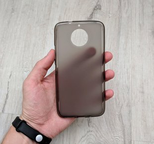 Матовый TPU чехол для Motorola Moto G5s Plus XT1805 - Black