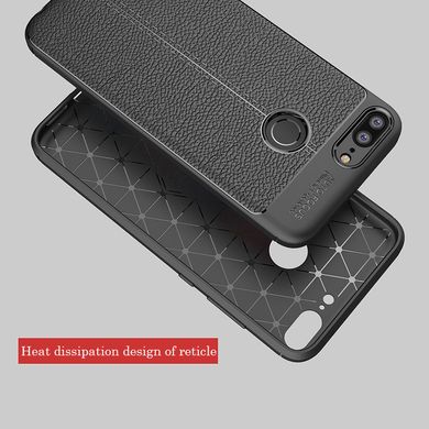 Защитный чехол Hybrid Leather для Huawei P Smart - Red