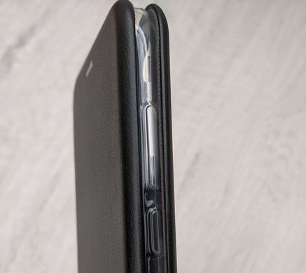 Чехол-книжка BOSO для Xiaomi Redmi Note 8 (2021) - Black