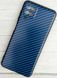 Чехол Hybrid Carbon для Samsung Galaxy A12/M12 - Blue (19331). Фото 3 из 10