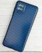 Чехол Hybrid Carbon для Samsung Galaxy A12/M12 - Blue (19331). Фото 2 из 10