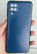 Чехол Hybrid Carbon для Samsung Galaxy A12/M12 - Blue