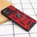 Ударопрочный чехол GETMAN Ring для Xiaomi Redmi Note 10 / Note 10s - Camshield Red (34222). Фото 1 из 9