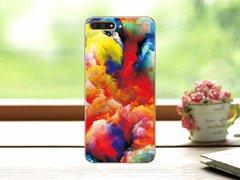 Чехол с рисунком для Huawei Y6 2018 - Цветная волна
