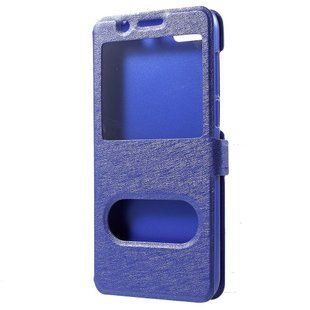 Чехол (книжка) с окошком для Huawei Honor 7A - Blue