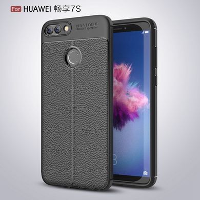 Защитный чехол Hybrid Leather для Huawei P Smart - Black